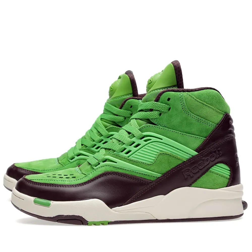 Reebok x SneakersNstuff Twilight Zone Pump 'Punschrulle'Neon Green & Earth