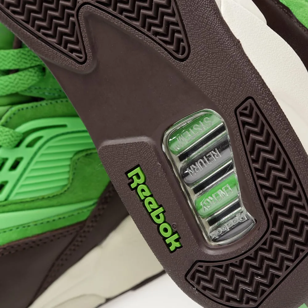 Reebok x SneakersNstuff Twilight Zone Pump 'Punschrulle'Neon Green & Earth