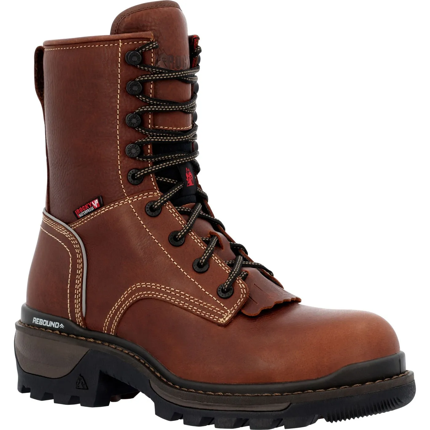 Rocky Rams Horn Logger Waterproof Composite Toe Work Boot