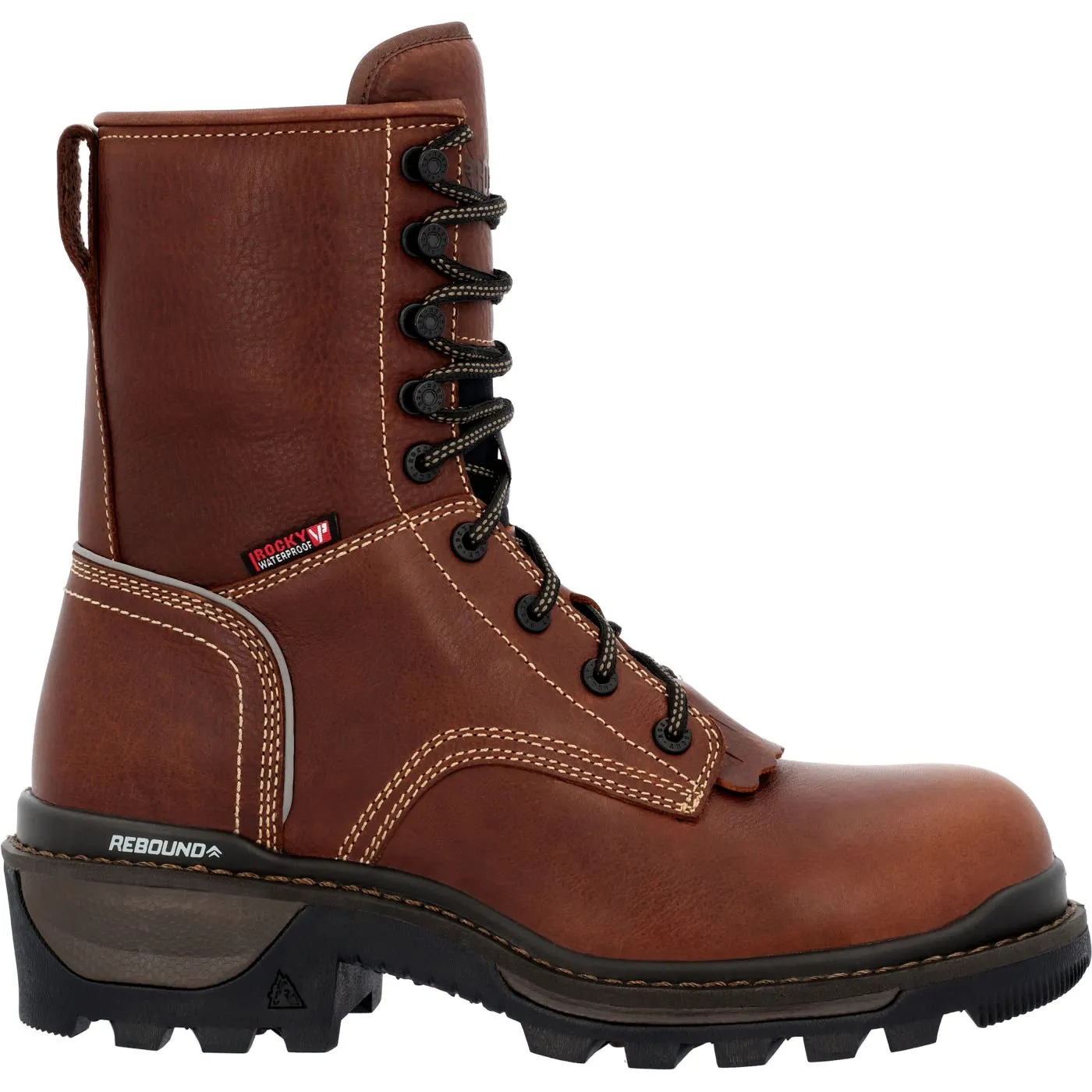 Rocky Rams Horn Logger Waterproof Composite Toe Work Boot