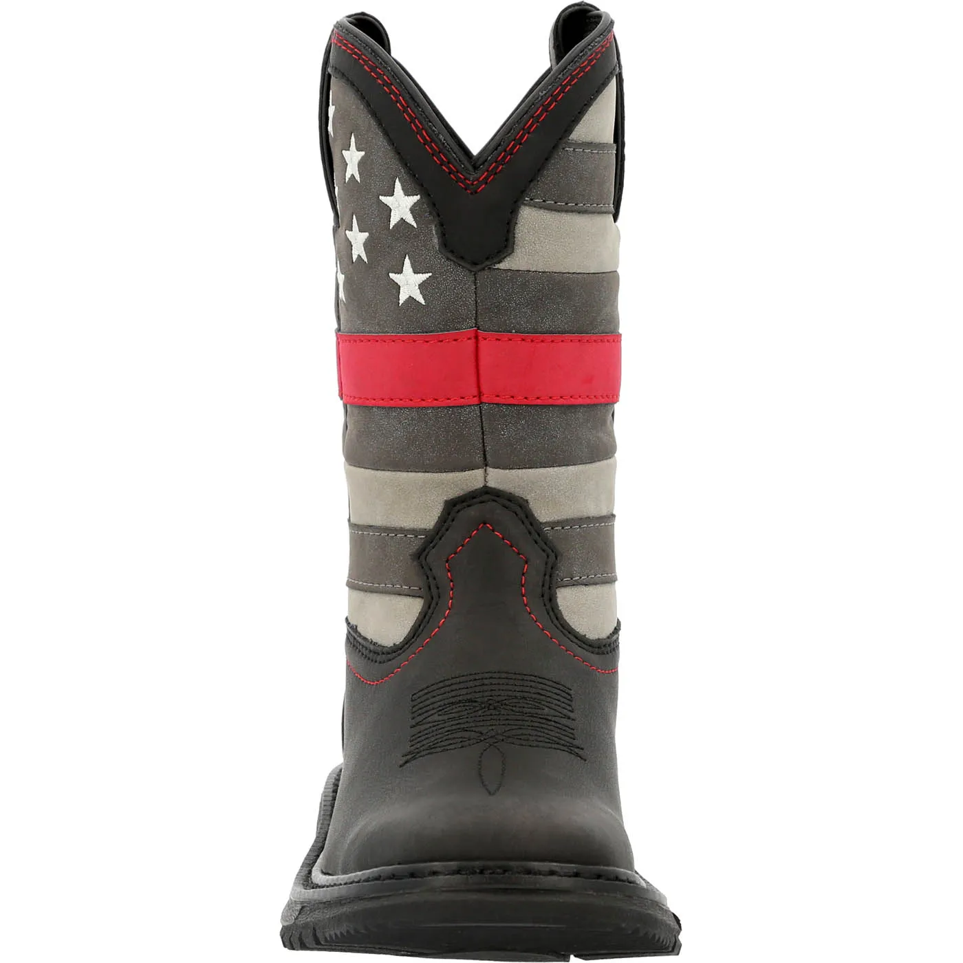 Rocky Red Line Big Kid Western Boot