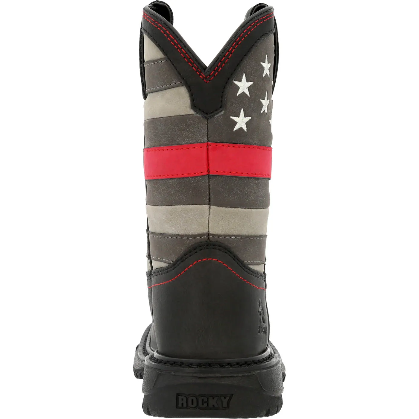 Rocky Red Line Big Kid Western Boot