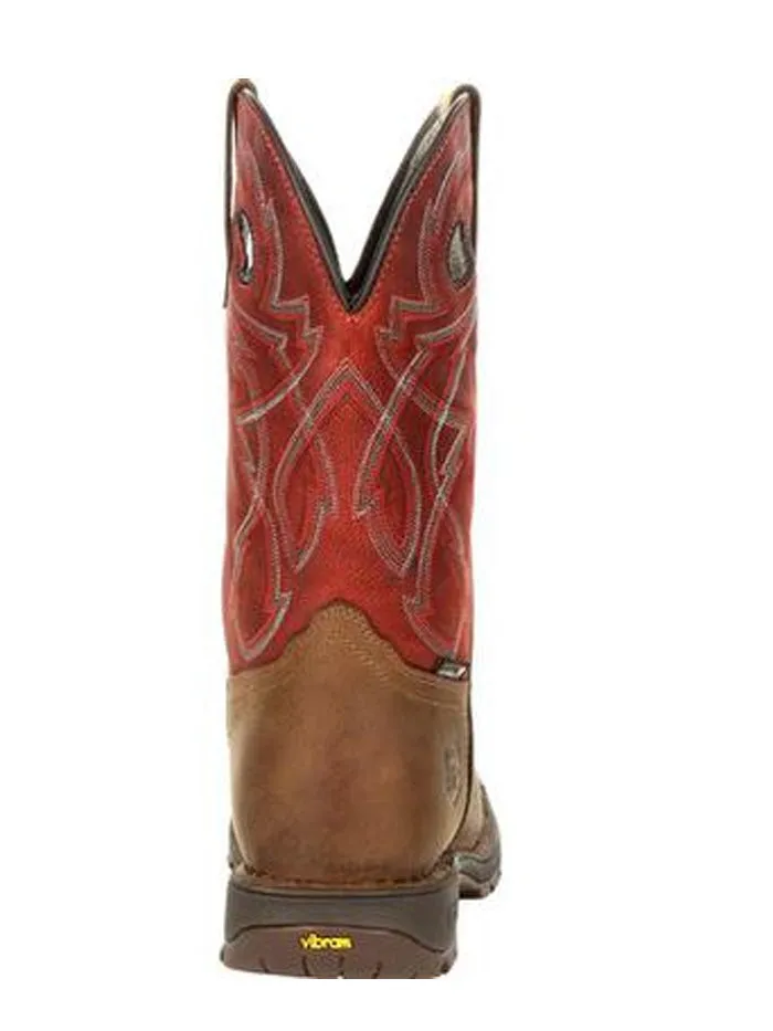 Rocky RKW0316 Mens Legacy 32 Waterproof Western Boot Tan Red