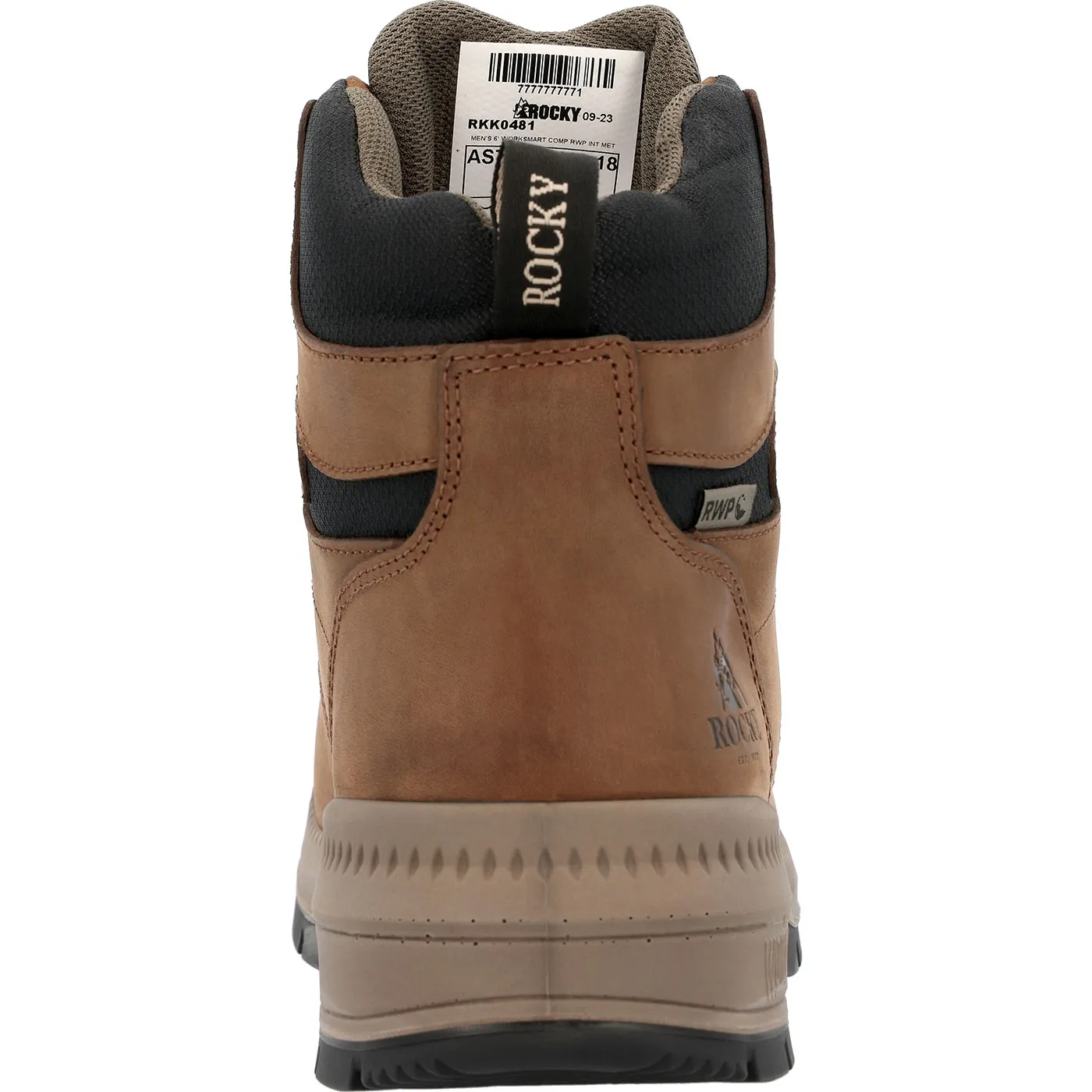 Rocky WorkSmart 6” Composite Toe Internal Met Guard Work Boot