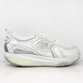 Skechers Womens Shape Ups 12323 White Casual Shoes Sneakers Size 9