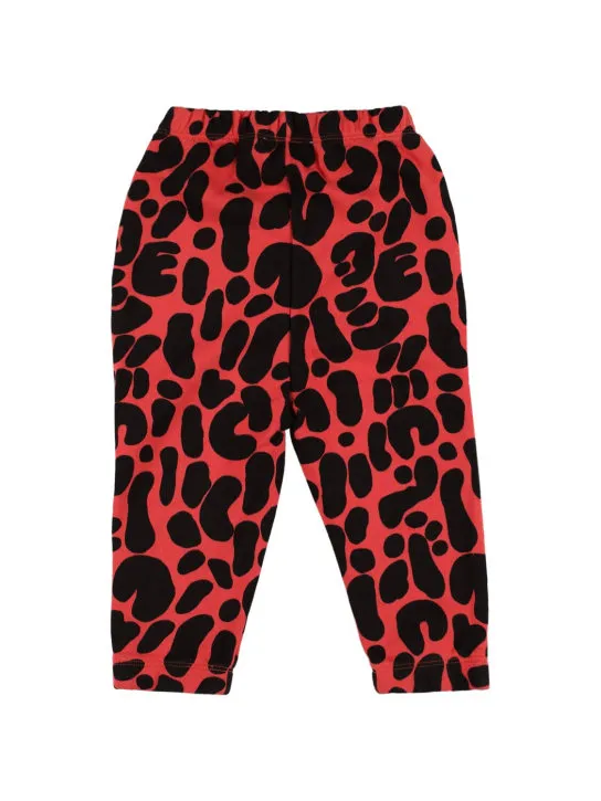 The Animals Observatory   Animal print cotton leggings 