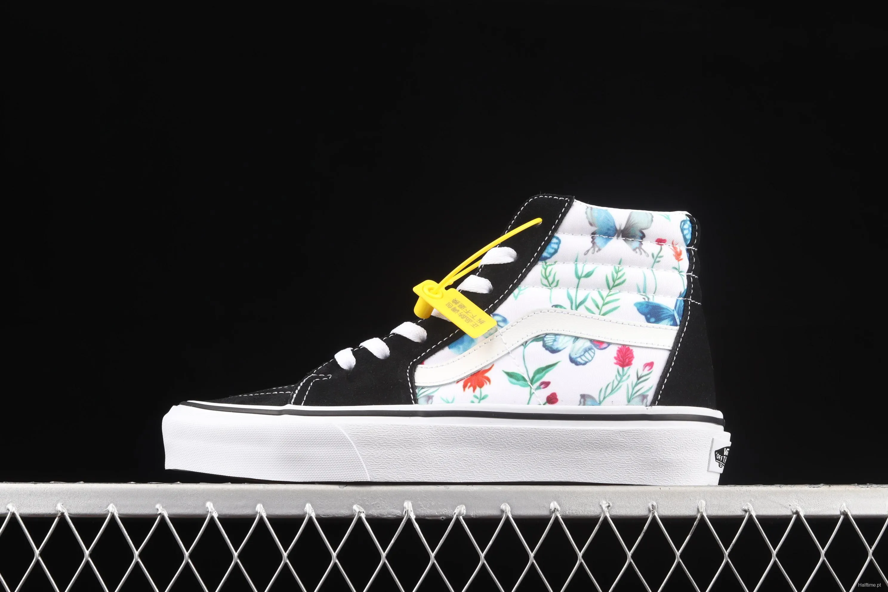 Vans Sk8-Hi butterfly pattern drawing high-top casual board shoes VN0A5HXVUCO