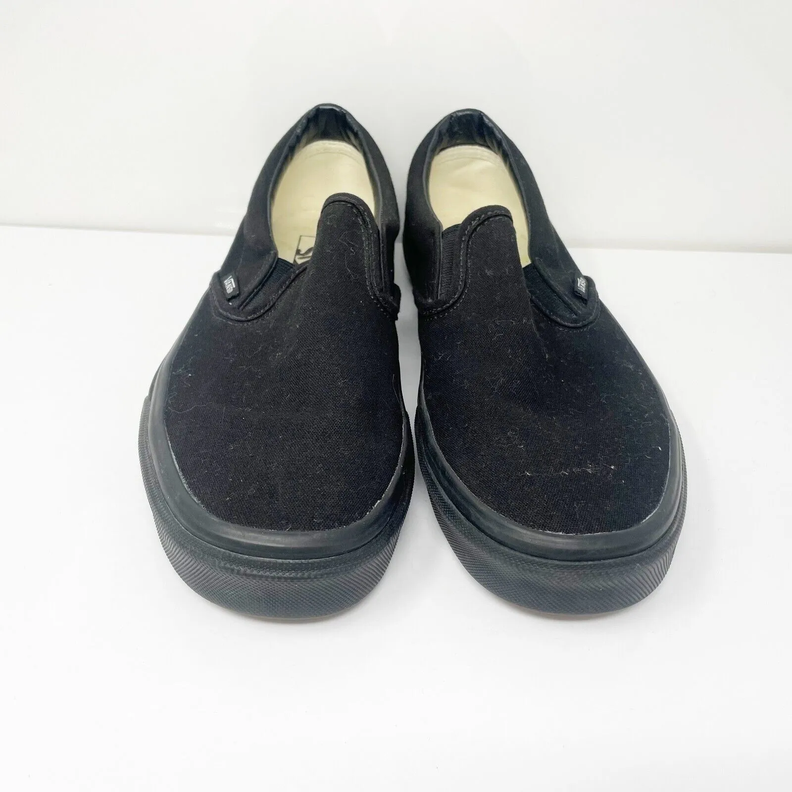 Vans Unisex Classic 721565 Black Casual Shoes Sneakers Size M 9 W 10.5