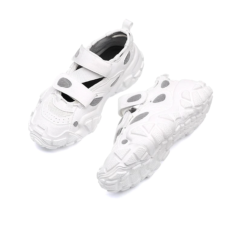 Women Velcro Cutout Casual Shoes 