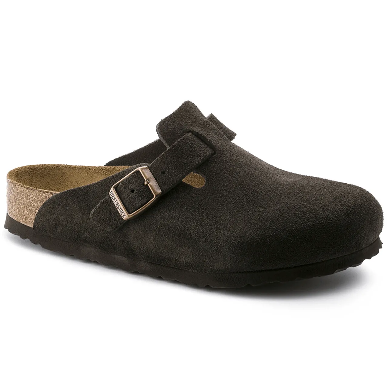 Women's Birkenstock Boston Soft Footbed - Mocha