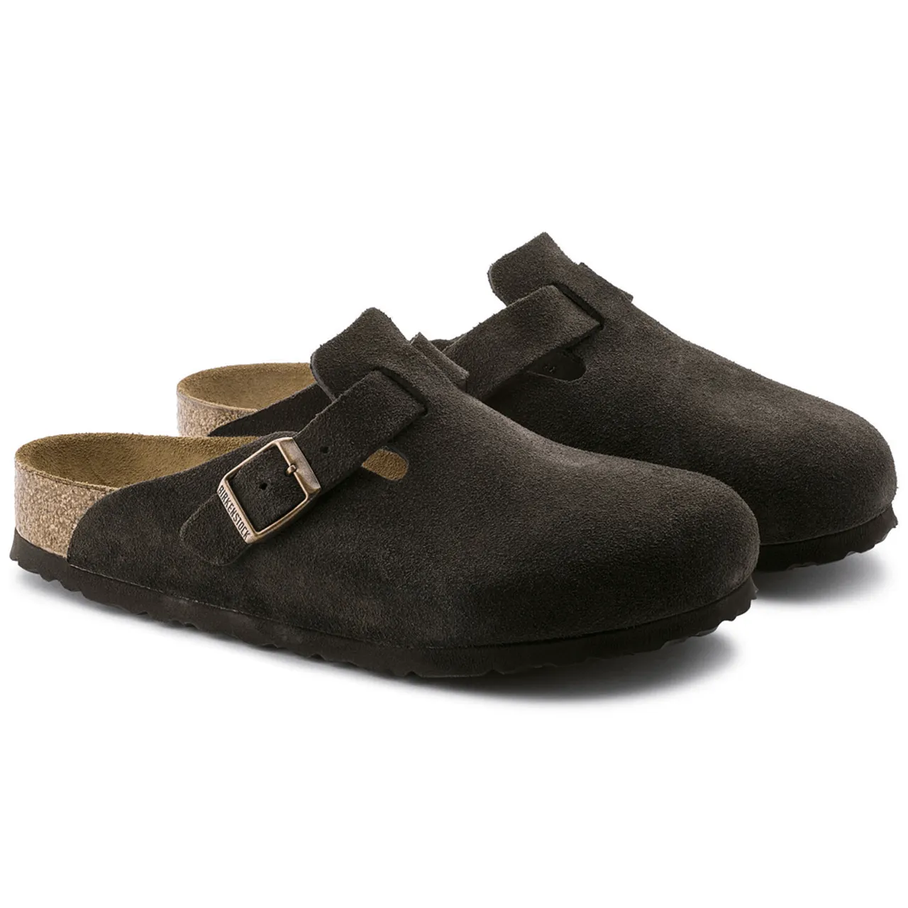 Women's Birkenstock Boston Soft Footbed - Mocha