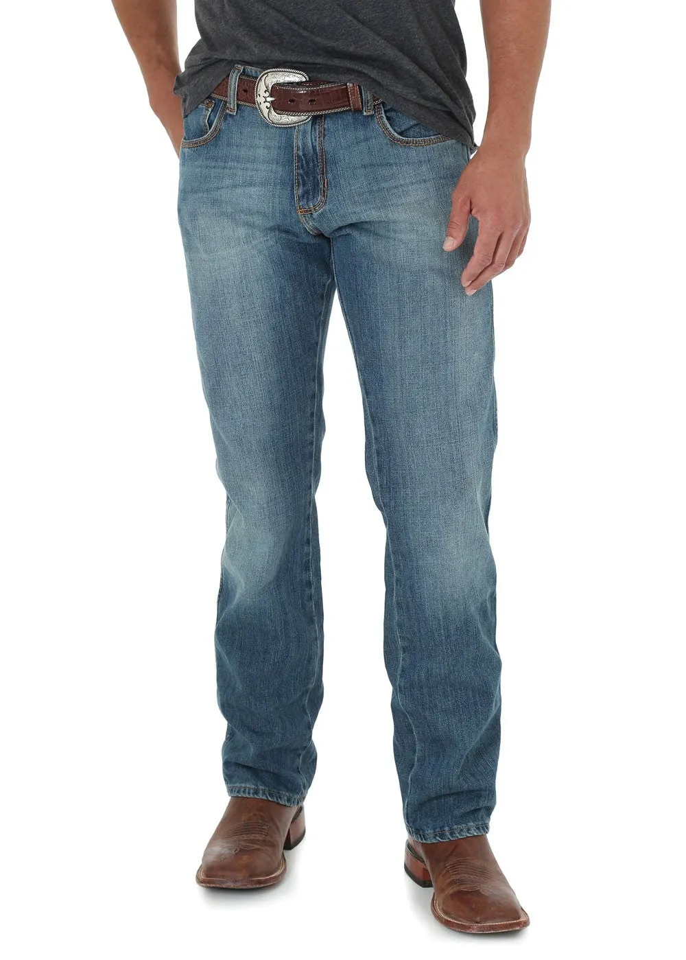 Wrangler Mens Retro SlimStraight Jean - Rocky Top - 88MWZRT34